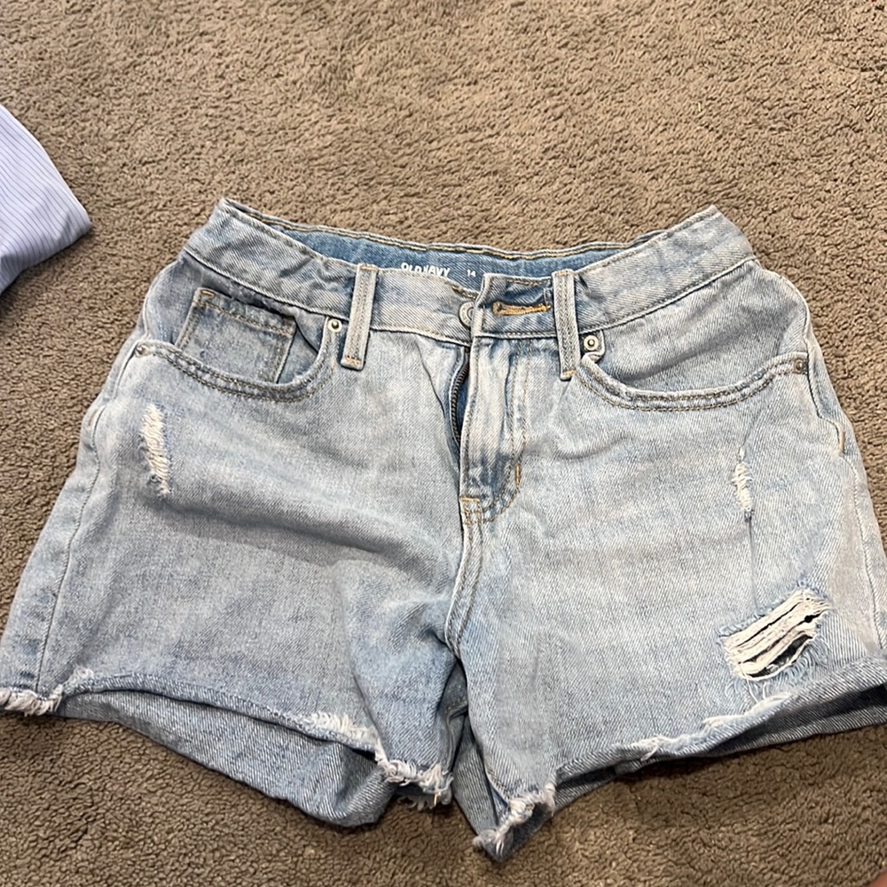 light wash old navy shorts